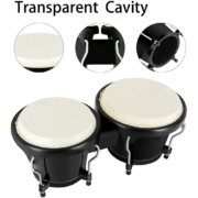 Transprent plastic and Metal Drum for Adult Kids Beginners