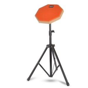 Orange practice pad drum kit