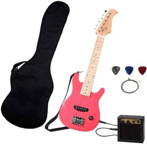 kids electric guitar with amp