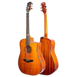 solid wood guitar