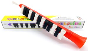 Czerwona 13 klawiszowa Melodica