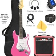 39 inch pink Custom Guitars Electric