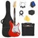 39 inch red electric guitar kit