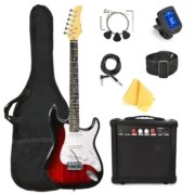 39 inch sunburst electric guitar kit 39 inch sunburst 01