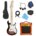 Kit para iniciantes de guitarra elétrica infantil