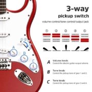 Full Size Electric Guitar Red