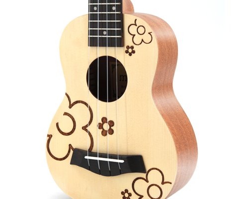 Ukelele de abeto AUK-06