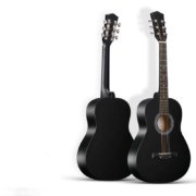custom black acoustic guitars