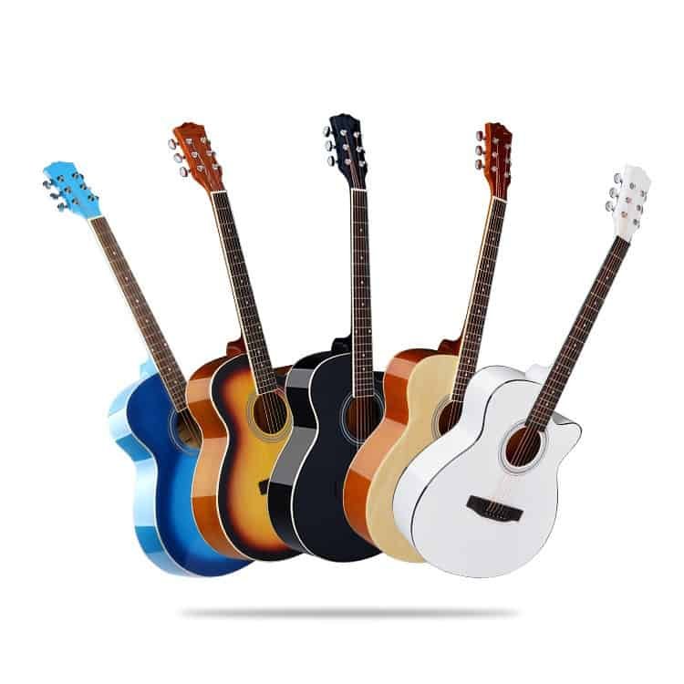 colors of custom acoustic guitars