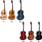 Colorful classical guitar