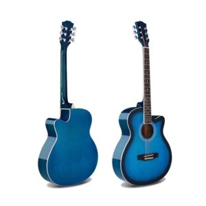 Custom Blue Acoustic Guitars