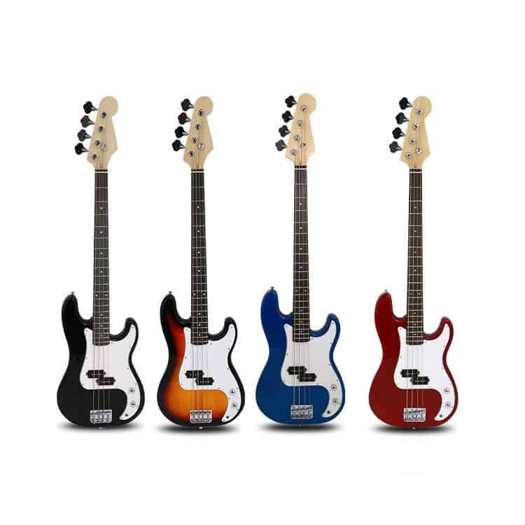 colors electric bass guitar