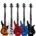couleurs de guitare basse