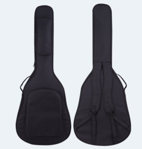 bolsa de guitarra preta de qualidade