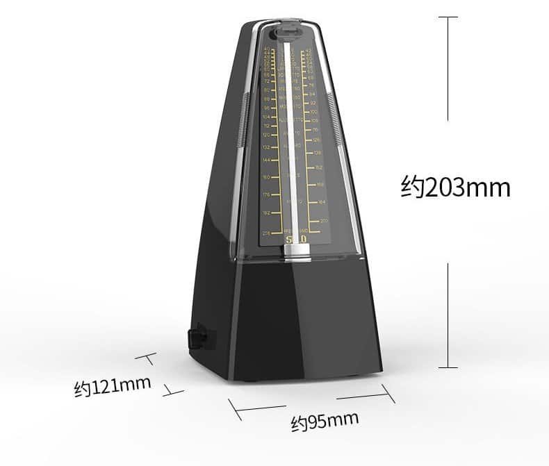 Taille du métronome mécanique