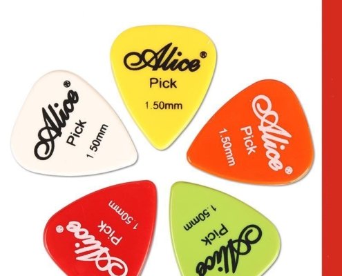 Palhetas de guitarra de nylon personalizadas