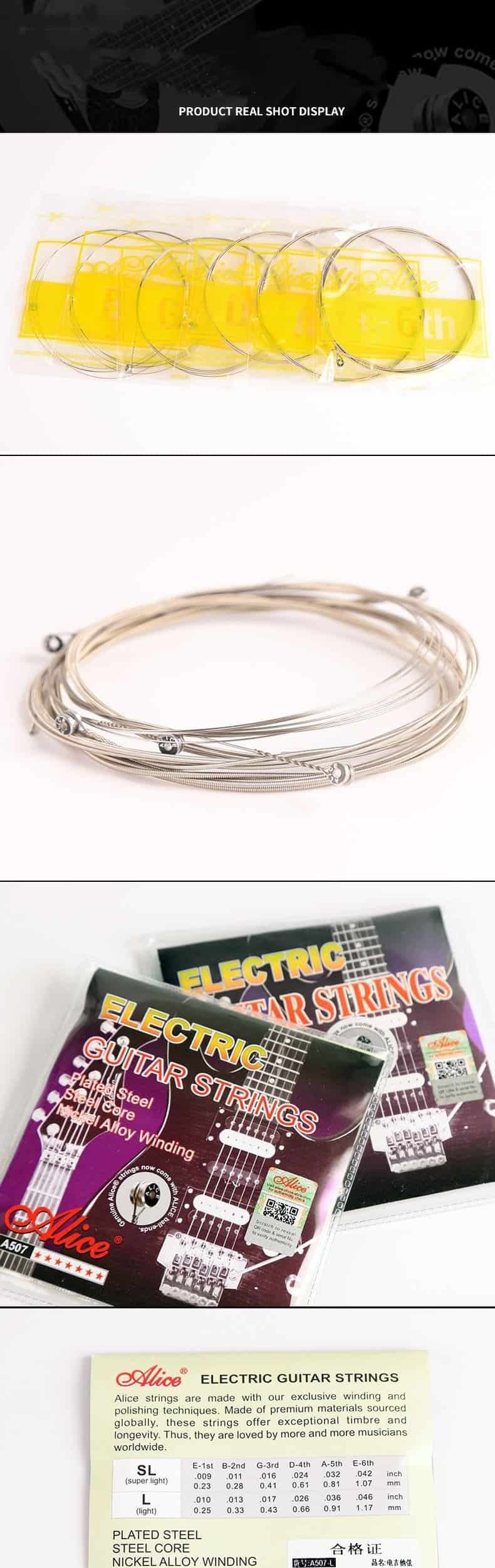 A507 electric guitar strings