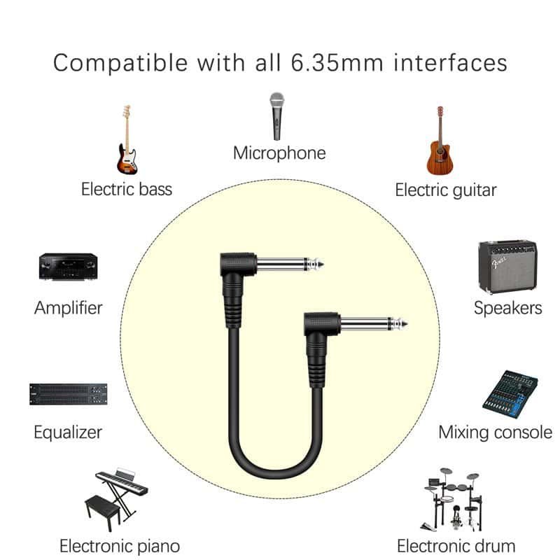 Kabel für Gitarreneffektpedale