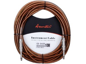 Cable de guitarra marrón mejor