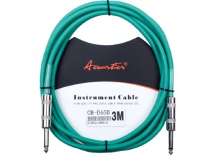 Cable de instrumento en ángulo recto de 1/4 de pulgada