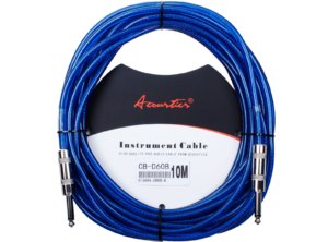 Cable de guitarra azul mejor