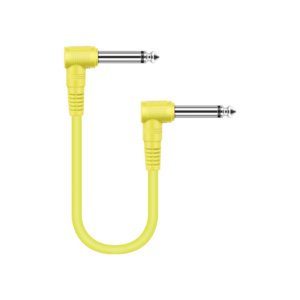 Yellow Guitar Effect Pedal Cables