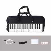 schwarzes Melodica-Instrument mit 32 Tasten