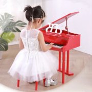 childrens keyboard and stool