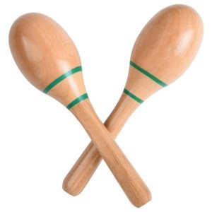 Maracas de madeira