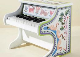 wooden kids piano