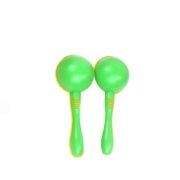 maracas de brinquedo verde