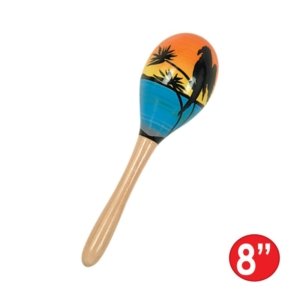 maracas de madera sencillas