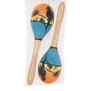 grandes maracas en bois