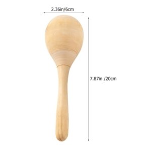 Maracas en bois à faire soi-même non finis