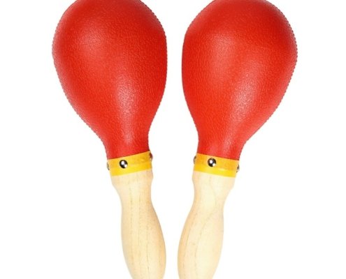 Baby-Maracas aus Kunststoff