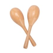 Maracas de madera de haya