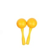 maracas en plastique