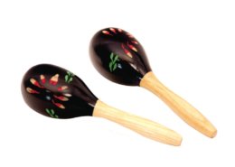 Maracas de madeira