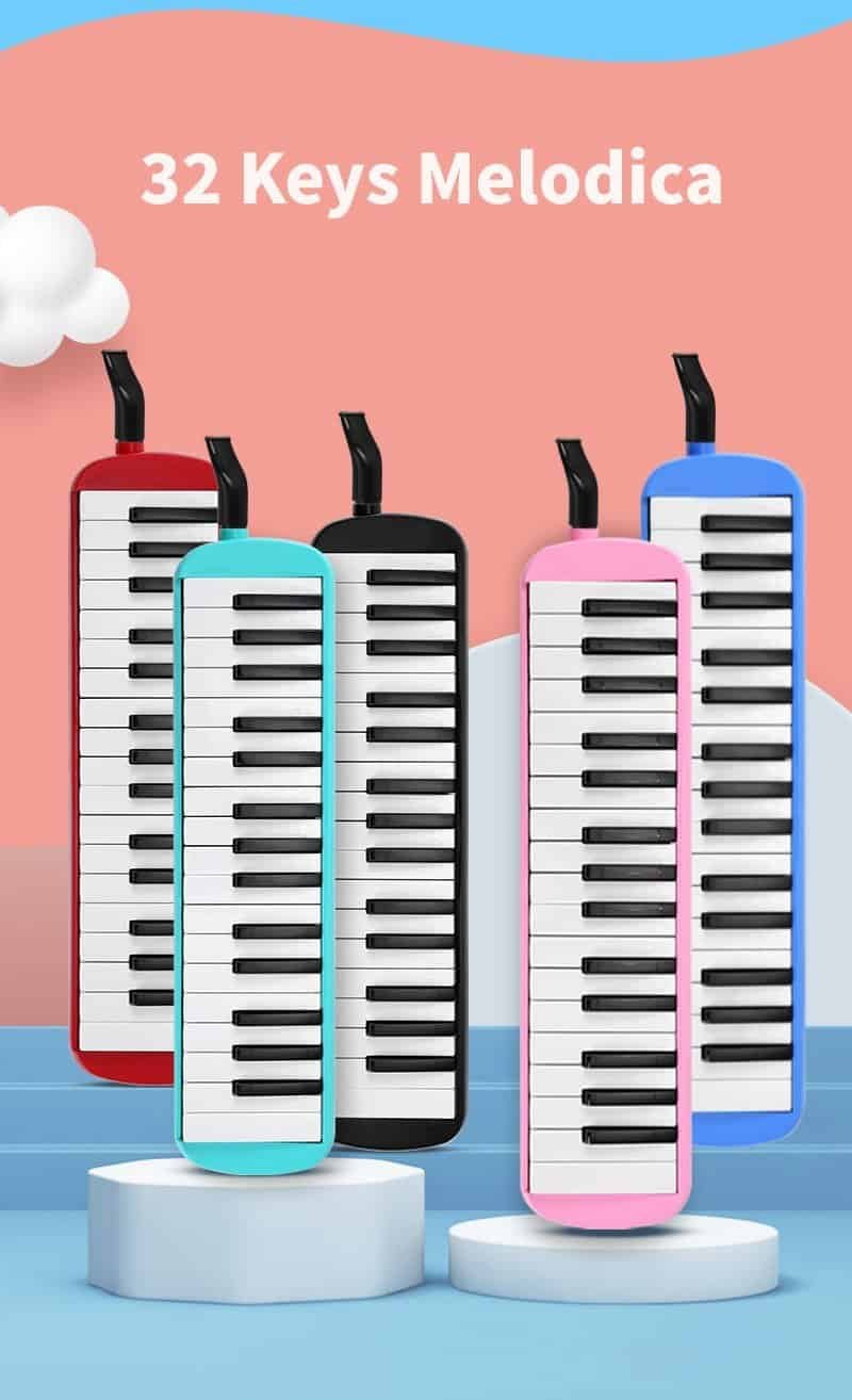 32 keys melodica instrument colors