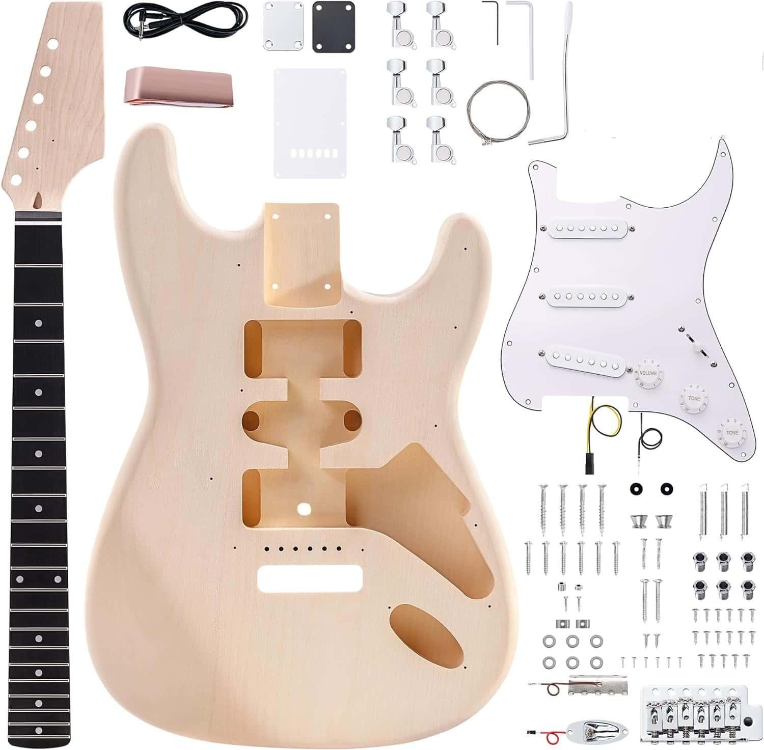 Kit de guitarra faça você mesmo para iniciantes