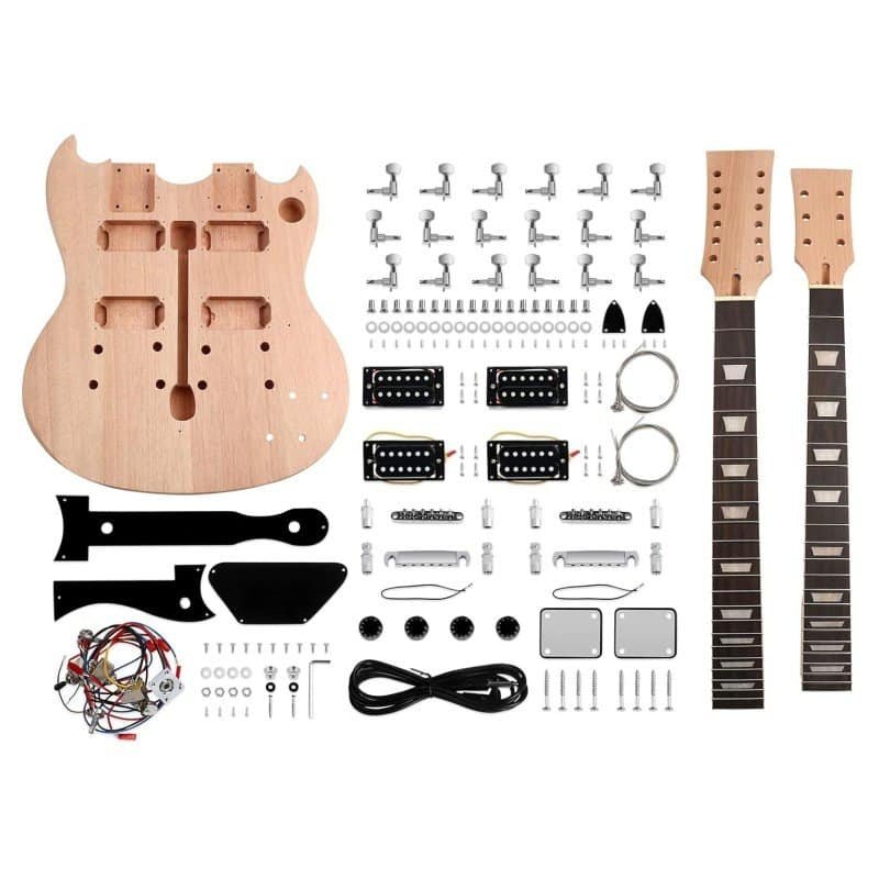 Kits de bricolaje para guitarras de doble mástil