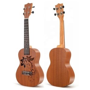 Personalisierte Blumen-Ukulele Personalisierte Blumen-Ukulele