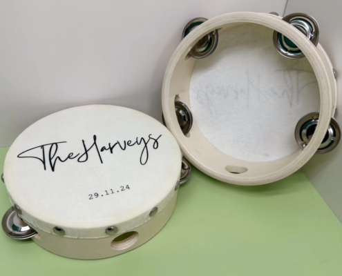 Mini Tambourine Wedding Favors