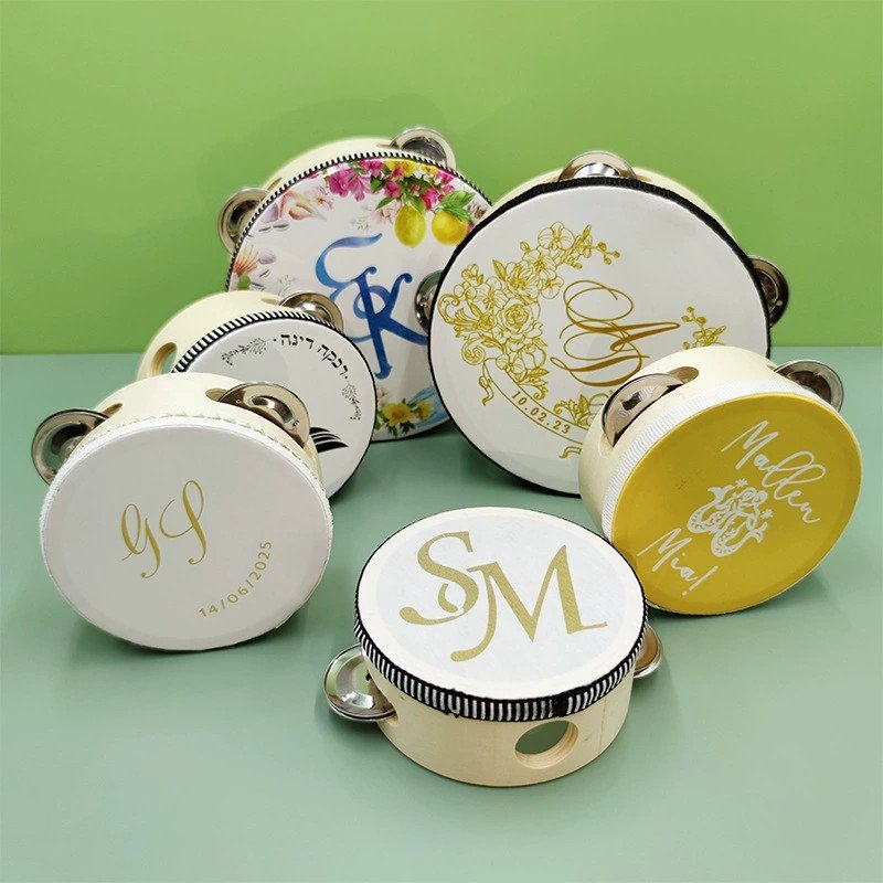 tambourin personnalisé pour mariage