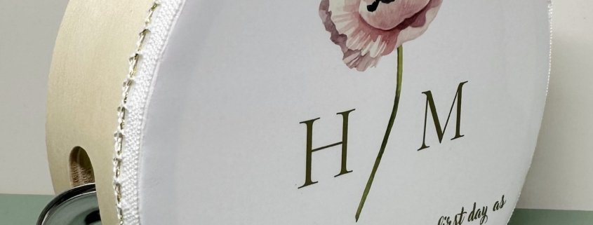 pandereta de boda personalizada