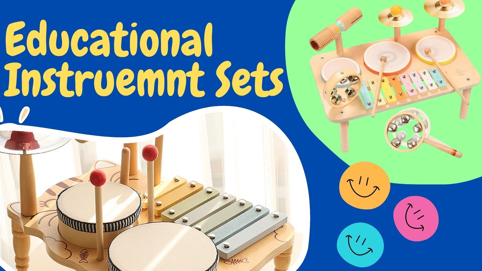 ensemble d'instruments éducatifs
