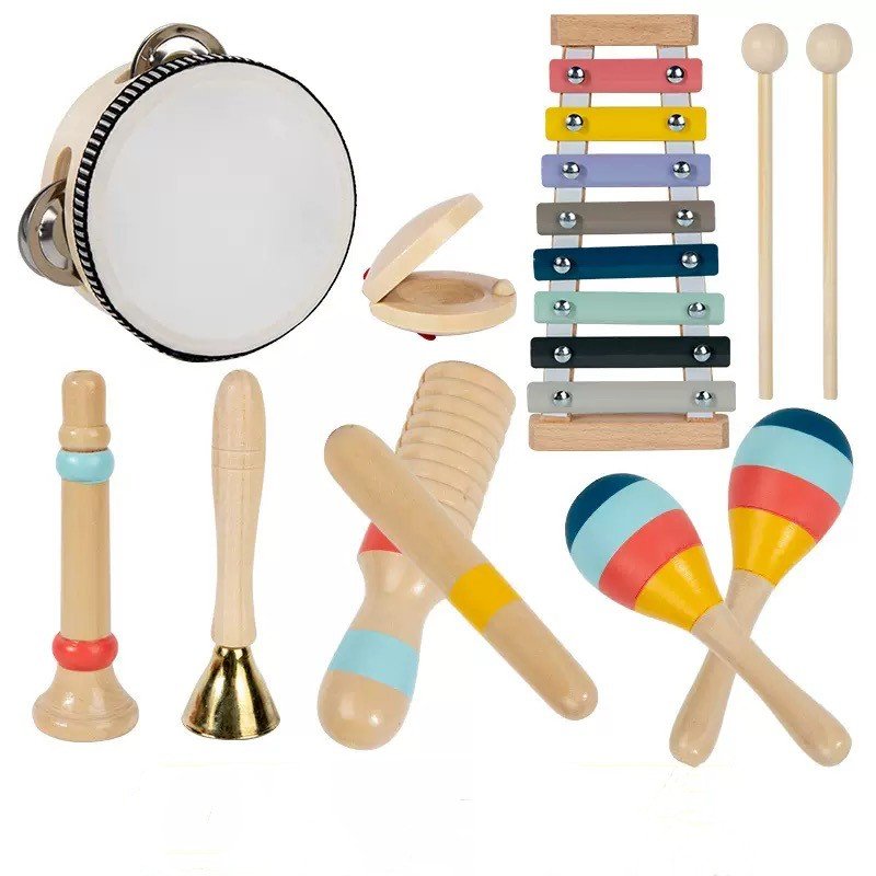 Ensemble d'instruments de musique pour enfants