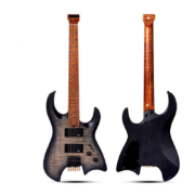 Graue kopflose Gitarren