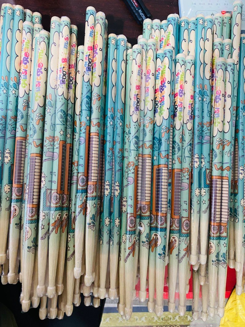 Vollständig bedruckte, individuell gestaltete Drumsticks