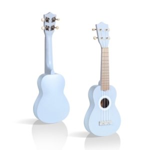 синие уличные укулеле